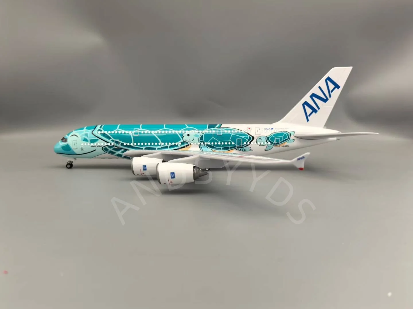Airbus A380 1/160 Scale Model with LED Light 2 Airbus A380 1/160 Scale Model with LED Light - Image 2