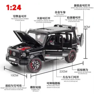Mercedes Benz BRABUS G800 1:24 Scale Model 11 Sb454c8f5be5045f695db703768836470o