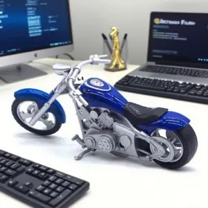 Diecast Metal 1:18 Motorcycle Model Red 12 Sb4788f56d801468fa71223e0e83c3d9bT