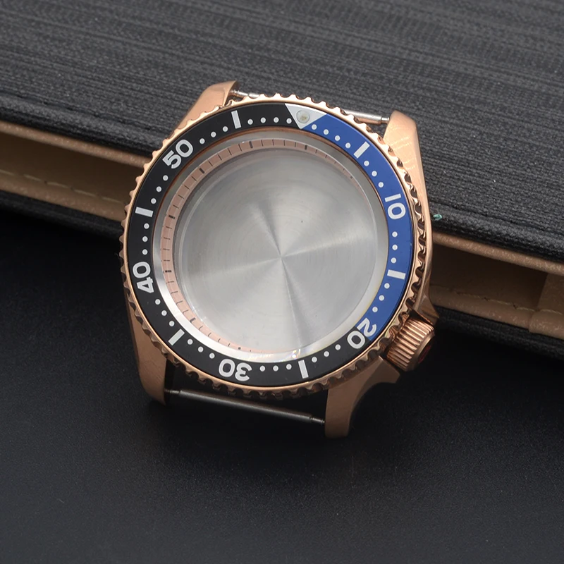 42mm Rose Gold Watch Case for SKX007 SKX009 10 42mm Rose Gold Watch Case for SKX007 SKX009 - Image 10