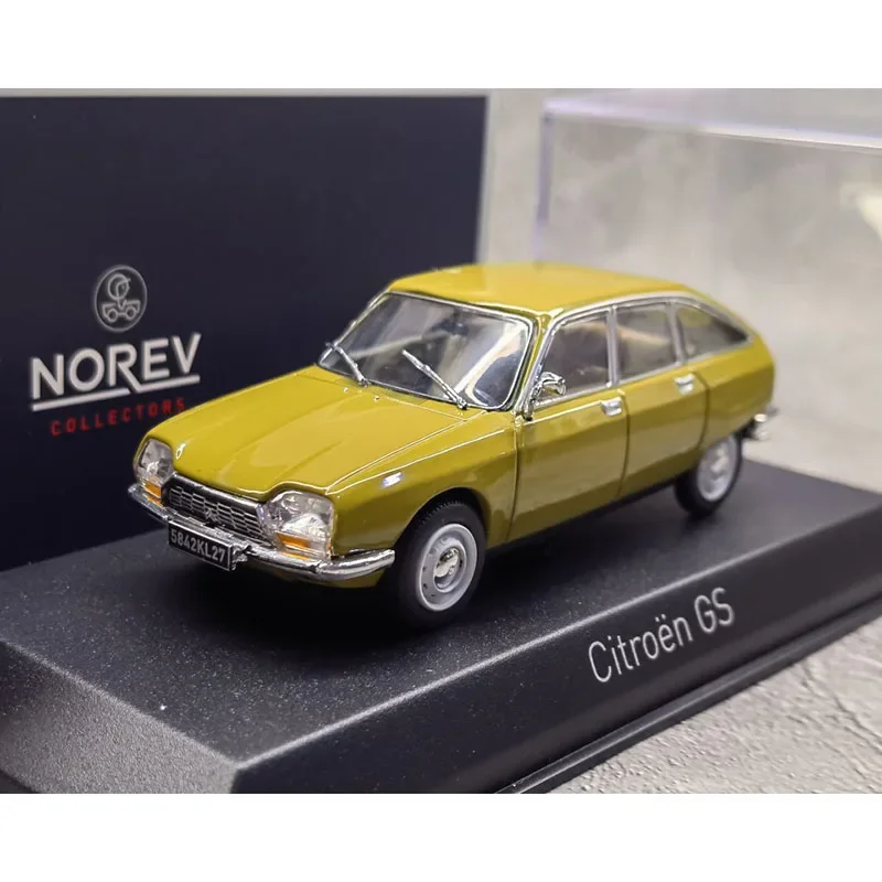 1/43 Scale Citroen GS Model in Yellow 2 1/43 Scale Citroen GS Model in Yellow - Image 2