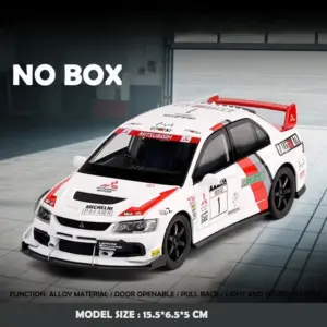 1/32 Mitsubishi EVO Diecast Model Car 13 Sb55b5ab1e27c4b3ea74af9cf0e55dd0bU 2