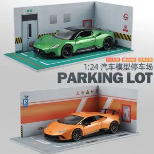 1/24 Scale Assembled PVC Parking Lot Model 13 Sb5d594ad23364f33b7942c6e89b926d6F