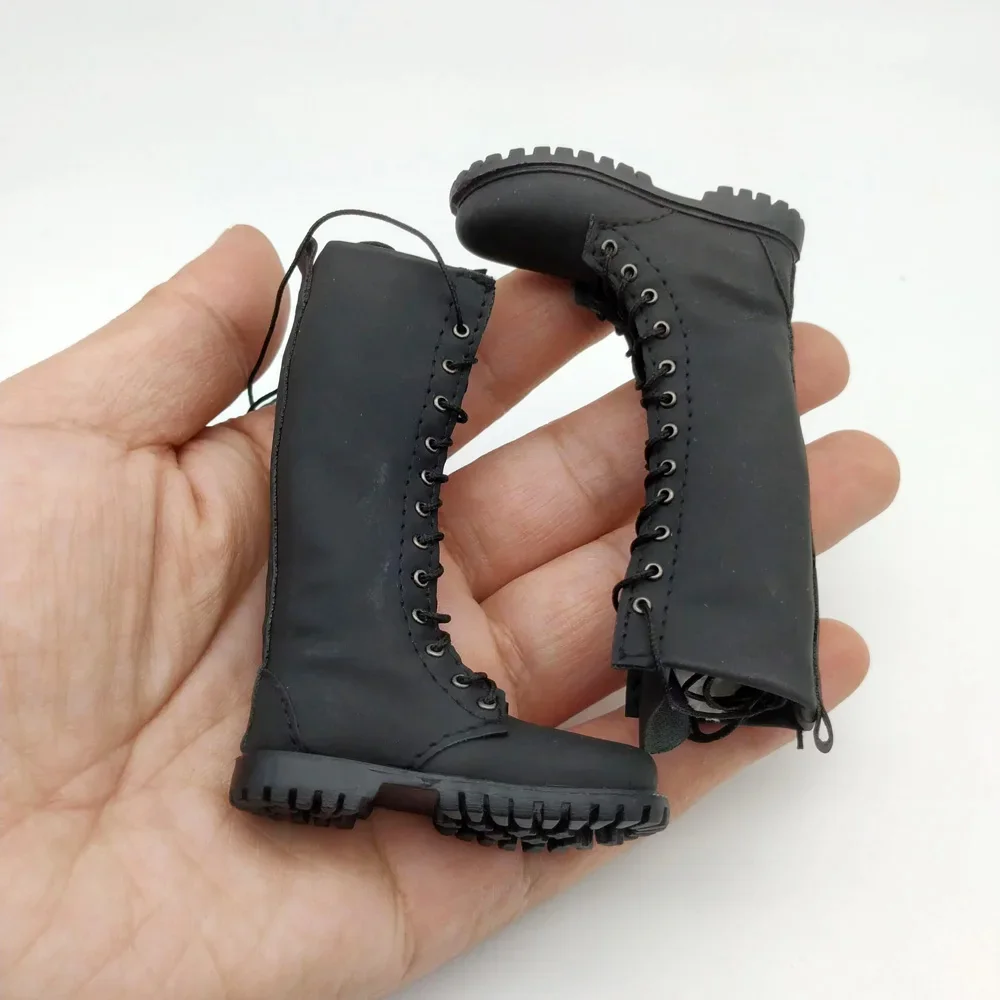 Matte Leather Long Boots for 1/6 Action Figures 3 Matte Leather Long Boots for 1/6 Action Figures - Image 3