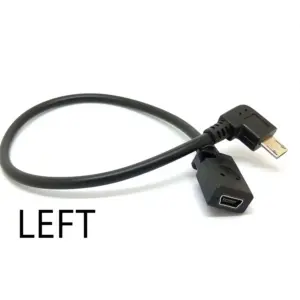 90 Degree Micro USB Male to Mini USB Female Adapter 10 Sb65d297740744a82b6031f4d86bb5bc0L