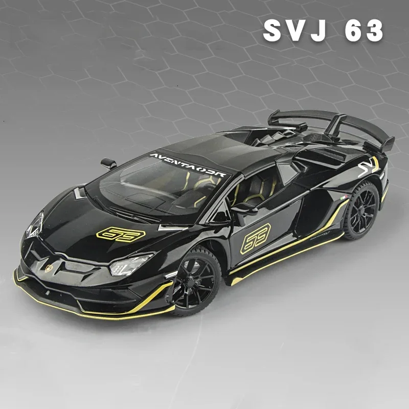 Lamborghini Aventador SVJ63 1:24 Diecast Model 9 Lamborghini Aventador SVJ63 1:24 Diecast Model - Image 9