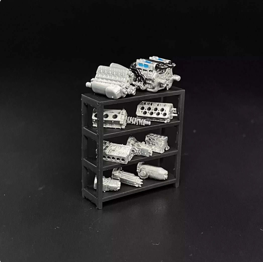 1/64 Scale Miniature Garage Scene Model 4 1/64 Scale Miniature Garage Scene Model - Image 4