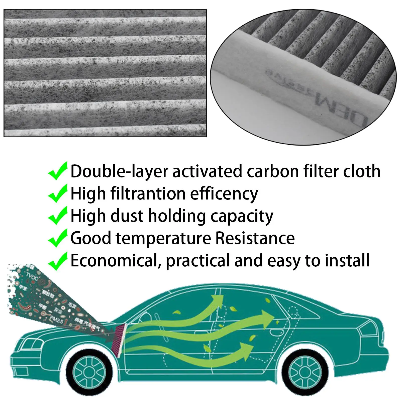 BMW Cabin Air Filter Set for 5 and 6 Series 3 BMW Cabin Air Filter Set for 5 and 6 Series - Image 3