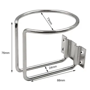 4Pcs Stainless Steel Car Cup Holder Set 7 Sb8f6529b34c14f07ad317b35db861048M