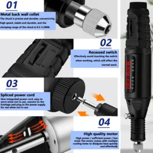 USB Electric Drill with 26 Accessories 10 Sb8fef4c1a0634b42b06701eb4ecb1ed68