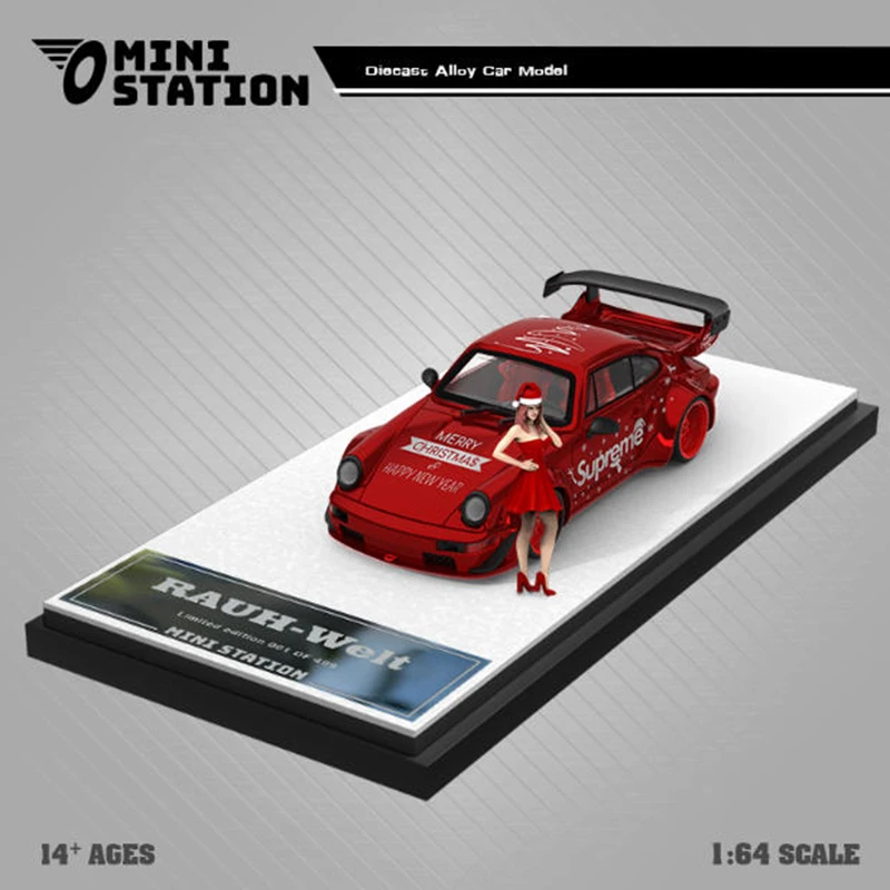 Mini Station 1:64 RWB 964/T1 Alloy Car Set 5 Mini Station 1:64 RWB 964/T1 Alloy Car Set - Image 5