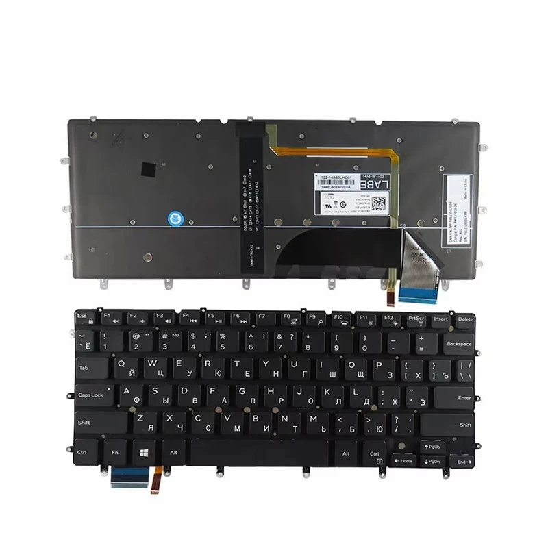 Dell US/RU/SP/FR Laptop Keyboard Replacement 3 Dell US/RU/SP/FR Laptop Keyboard Replacement - Image 3