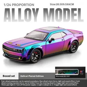 1:24 Electroplated Hellcat Die-Cast Model Car 16 Sb9eeae0713be478aa98be2d31b8e25cex