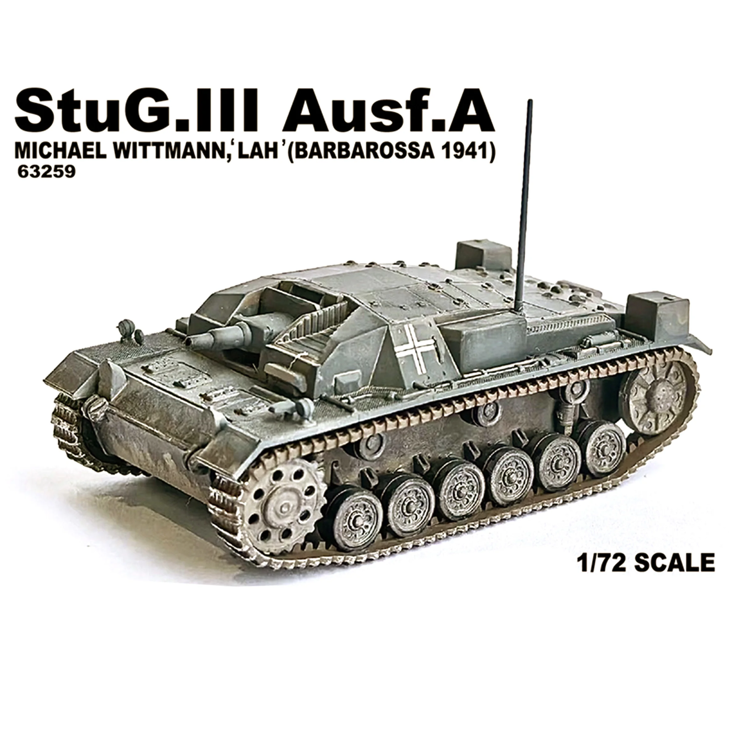 1/72 Scale German STUG III AUSF. A Tank Model 2 1/72 Scale German STUG III AUSF. A Tank Model - Image 2