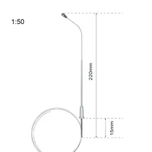 Set of 50 Miniature Street Lampposts with LEDs 21 Sba769f4918e4448599c267f4e3243bc7z