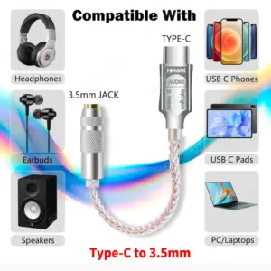 Type C to 3.5mm DAC Audio Adapter CB1200AU 10 Sba8cc6039c1a4bcf8a11dabf228bad607 1