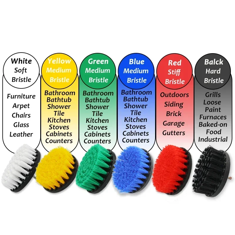 3.5-Inch Drill Brush Power Scrubber Set 4 3.5-Inch Drill Brush Power Scrubber Set - Image 4