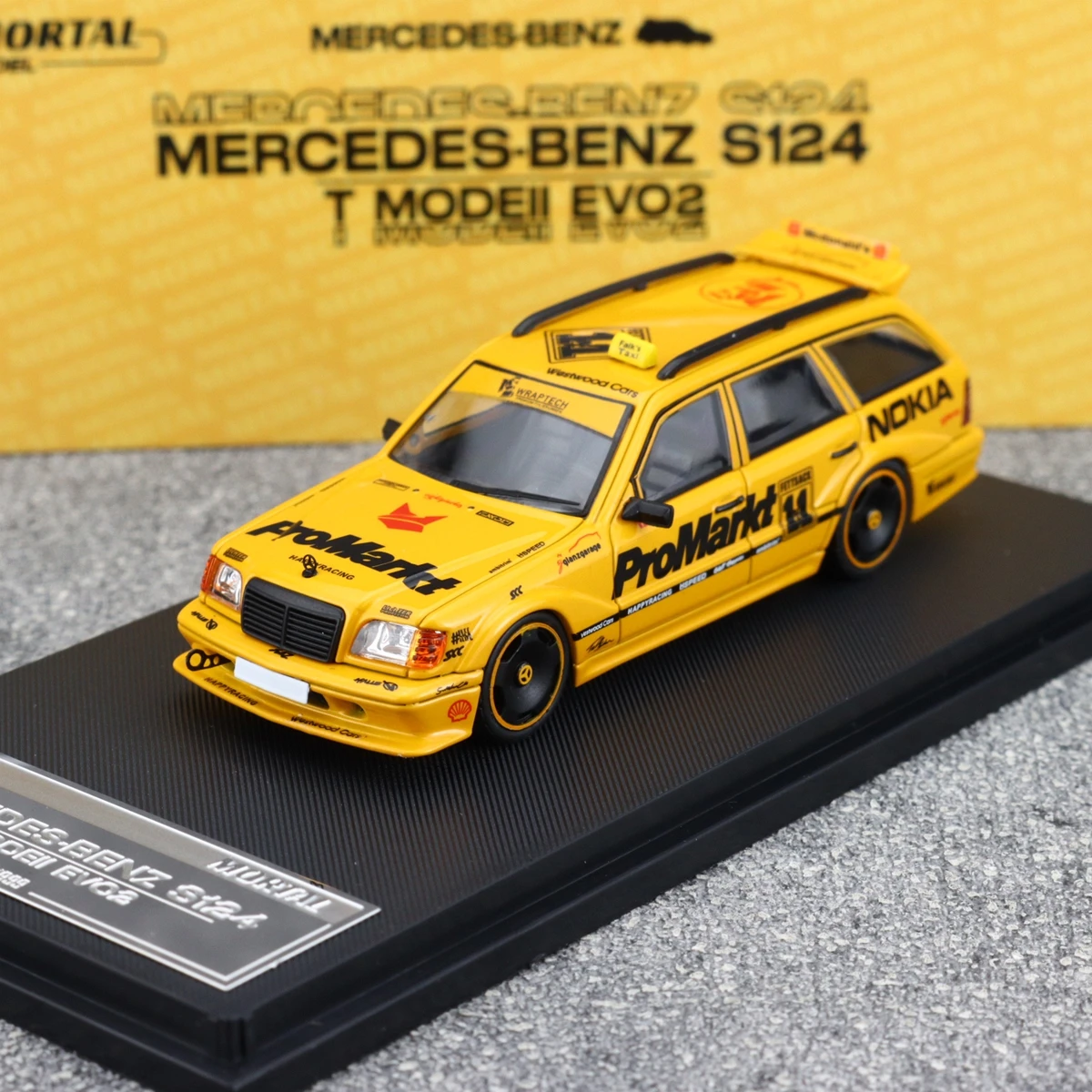 Benz S124 MODEII EVO2 Diecast Model Collection 8 Benz S124 MODEII EVO2 Diecast Model Collection - Image 8