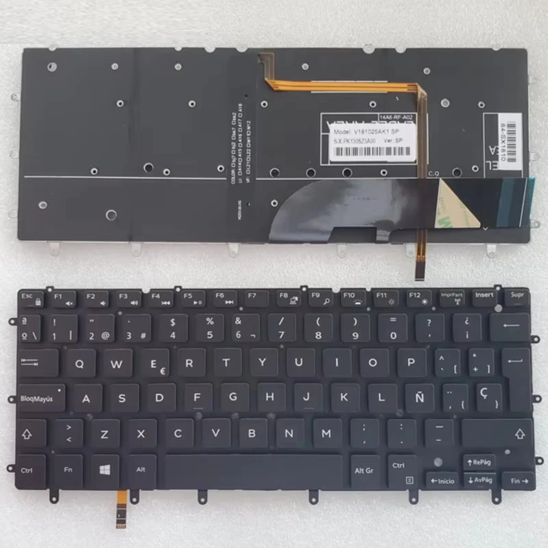 Dell US/RU/SP/FR Laptop Keyboard Replacement 4 Dell US/RU/SP/FR Laptop Keyboard Replacement - Image 4