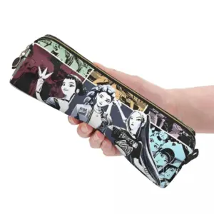 Huntrix Girl Leather Pencil Case for Students 31 Sbd29448d74c1447cb7e0352954019ff6i