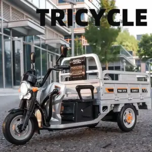Alloy Diecast Three-Wheeler Motorcycle Model