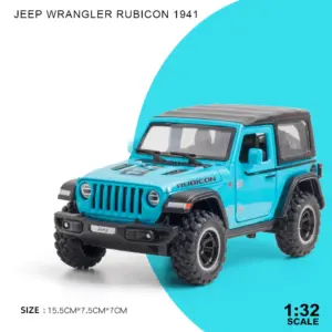 1:32 Scale Jeep Wrangler Rubicon Diecast Model 17 Sbd9623435a054fe1a7ca80de65c8f9f7J