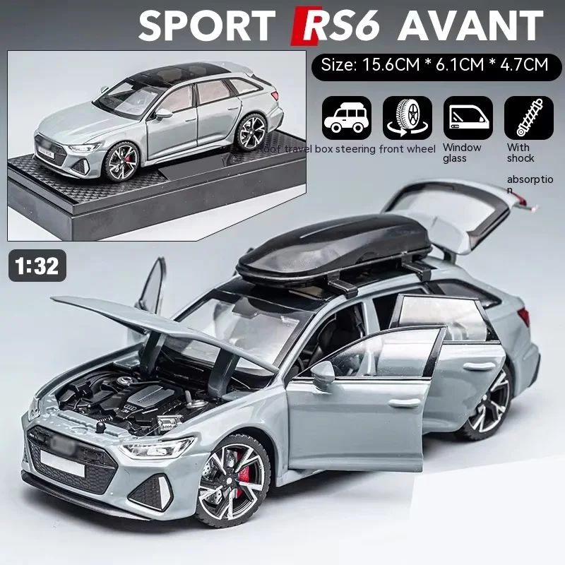 1:32 Scale RS6 Diecast Model Car 8 1:32 Scale RS6 Diecast Model Car - Image 8
