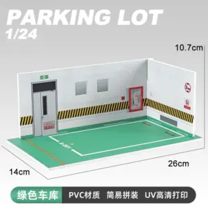 1/24 Scale Assembled PVC Parking Lot Model 19 Sbeb325bdca074fe38d63987673ca2f44j