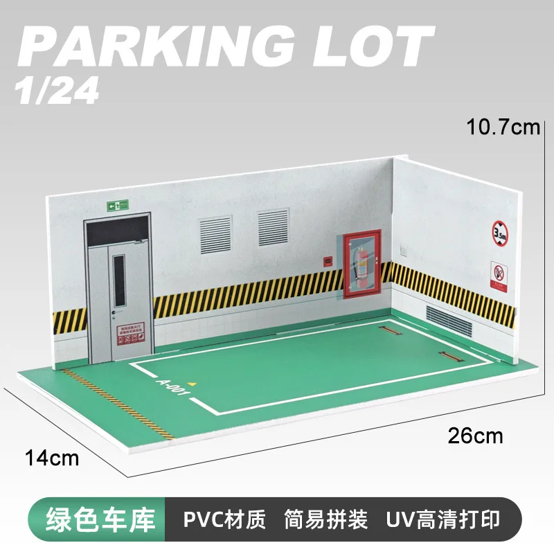 1/24 Scale Assembled PVC Parking Lot Model 9 1/24 Scale Assembled PVC Parking Lot Model - Image 9