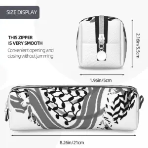 Palestine Keffiyeh Pencil Case with Zipper Closure 9 Sbec7320cabff443db081063c4ad9f839N