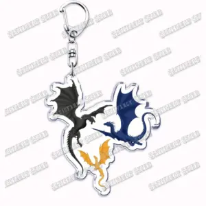 Black Dragon Keychain Pendant with Lobster Clasp 50 Sbf4077bd345c4004aeb1afdc99f76f50Z