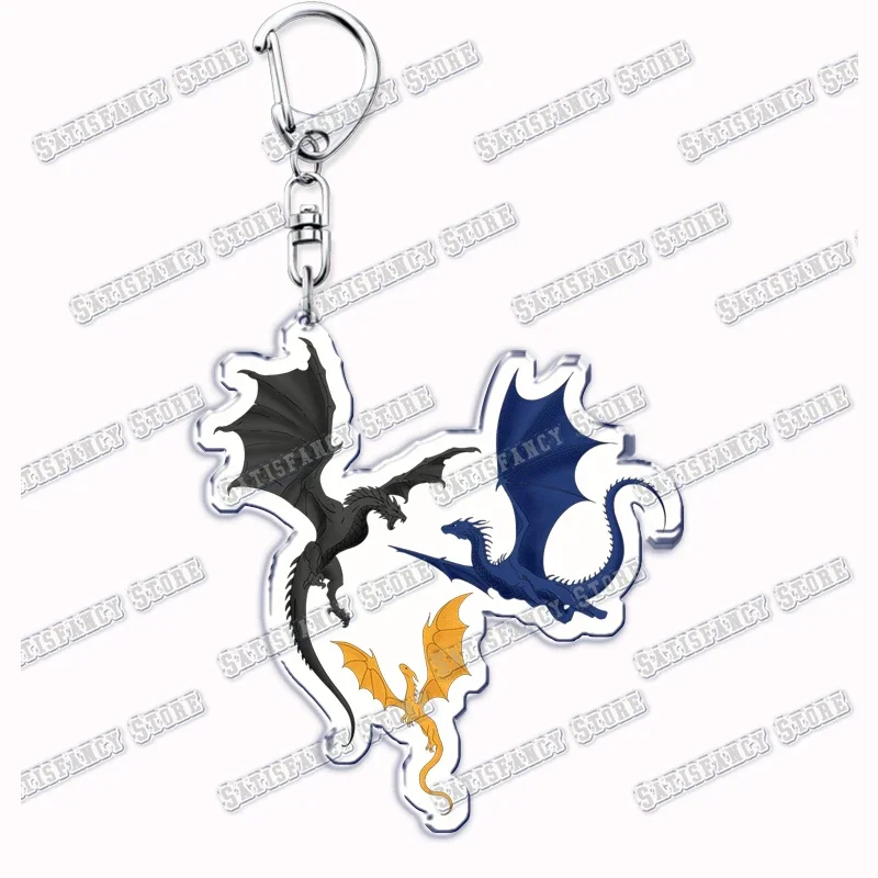 Black Dragon Keychain Pendant with Lobster Clasp 10 Black Dragon Keychain Pendant with Lobster Clasp - Image 10