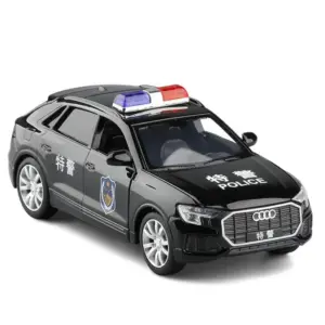 AUDI Q8 Diecast Model 1:36 Police Edition