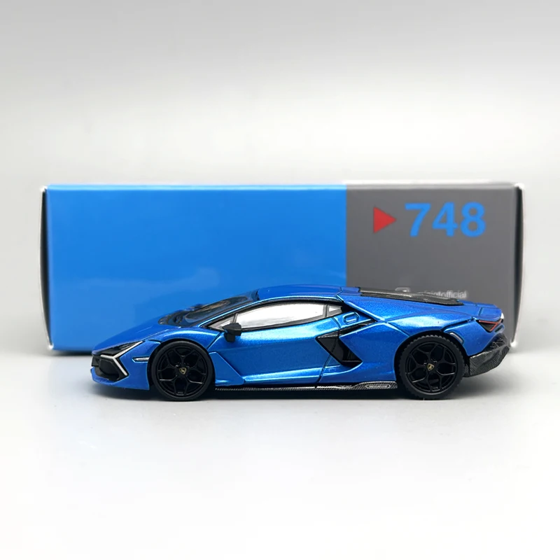 Lamborghini Revuelto 1:64 Diecast Model in Blue 2 Lamborghini Revuelto 1:64 Diecast Model in Blue - Image 2