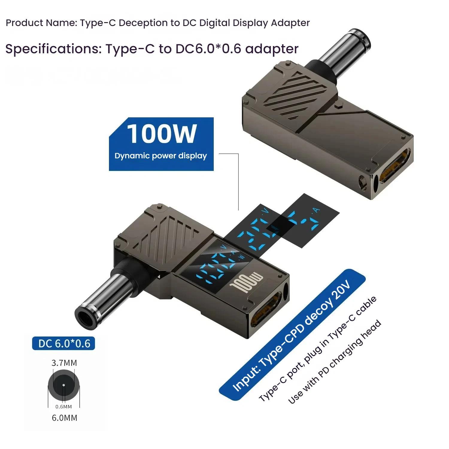 PD 100W Laptop Charger for Lenovo HP Dell 13 PD 100W Laptop Charger for Lenovo HP Dell - Image 13