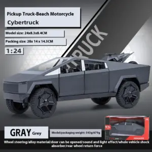 1/24 Scale Diecast Cybertruck Pickup Model 15 Sc1c109e9b7d749f4acbf8341b8556435L