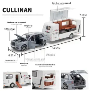 Rolls-Royce Cullinan 1:32 Scale Model with Trailer 14 Sc228cc1ae204465aaac58b33ec6a6b19o