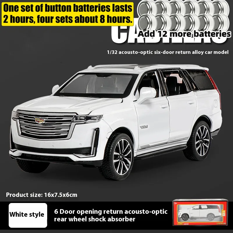 Diecast Cadillac Escalade 1:32 Scale Model 11 Diecast Cadillac Escalade 1:32 Scale Model - Image 11