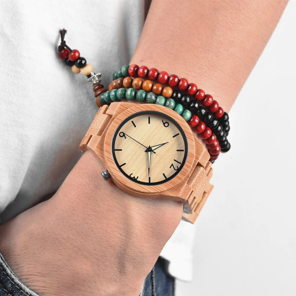 BOBO BIRD Bamboo Men's Watch Model GD027 5 BOBO BIRD Bamboo Men's Watch Model GD027 - Image 5