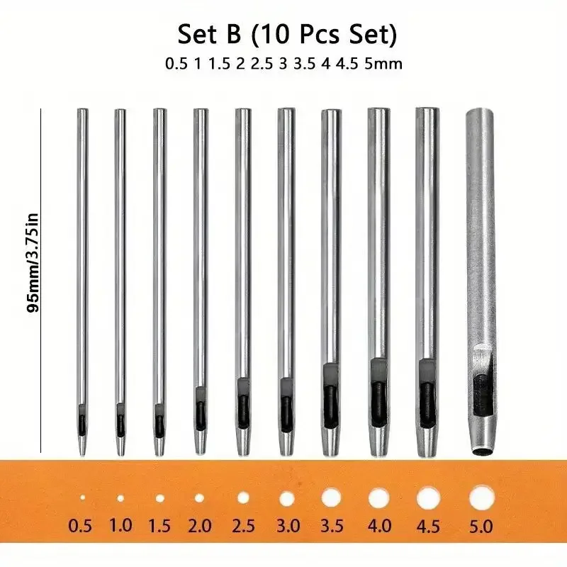 9-Piece High Carbon Steel Punch Set 8 9-Piece High Carbon Steel Punch Set - Image 8