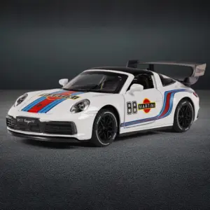Porsche 911 Targa 4S 1:32 Diecast Model Car 19 Sc531493c5d104f128b9dc664bcc95b16m