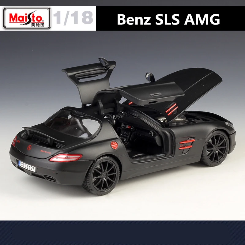 Maisto 1:18 Mercedes Benz SLS AMG Model Car 5 Maisto 1:18 Mercedes Benz SLS AMG Model Car - Image 5