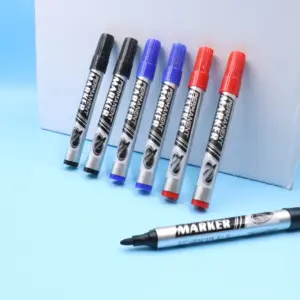 Set of 10 Permanent Marker Pens - Multi-Color 15 Sc6cc359c27874f8ba5bfd15e41b7dcf4Y