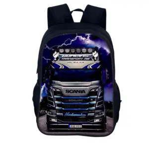 SCANIA Anime School Backpack Set for Kids 65 Sc74b36dcddd4421f9674fb3657bf83e1c