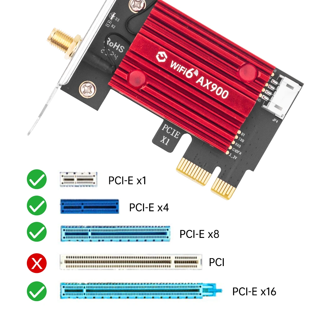 FV-AX900Pro WiFi 6 PCI-E Adapter 900Mbps 5 FV-AX900Pro WiFi 6 PCI-E Adapter 900Mbps - Image 5