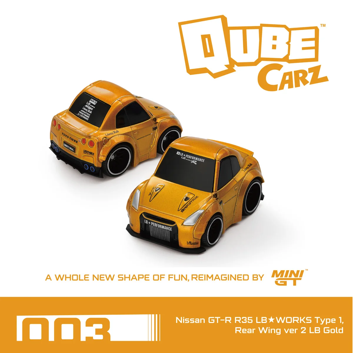 QubeCarz Nissan LB 1:64 Diecast Model Set 6 QubeCarz Nissan LB 1:64 Diecast Model Set - Image 6