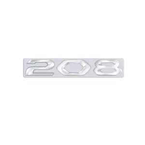 Peugeot 208 GT 3D Metal Badge Set 27 Sc8a44b2be93f43a6b135fabfdfa803cd4
