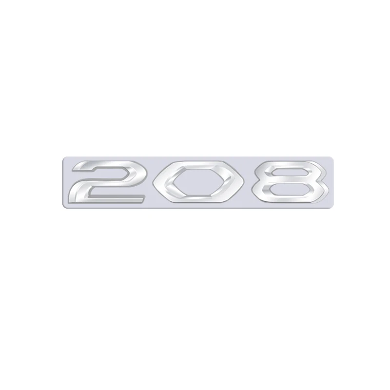 Peugeot 208 GT 3D Metal Badge Set 14 Peugeot 208 GT 3D Metal Badge Set - Image 14