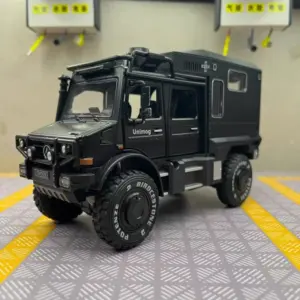 1:28 Scale Mercedes-Benz Unimog Diecast Model 17 Sc9d4bd07afa14de4a1f1bbeead84e5acJ 1