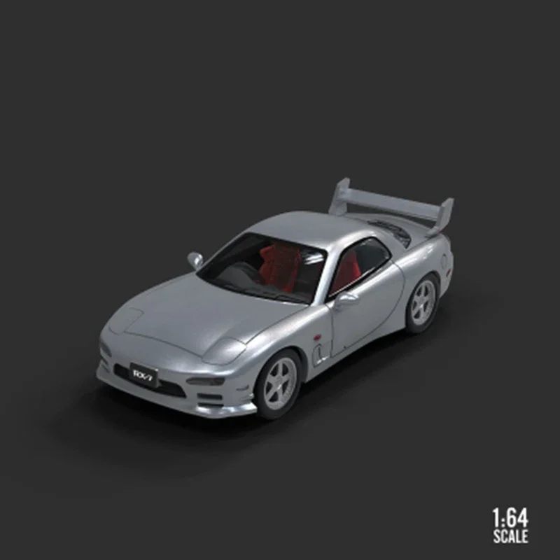 Mazda RX7 1:64 Yellow Diecast Model Car 7 Mazda RX7 1:64 Yellow Diecast Model Car - Image 7